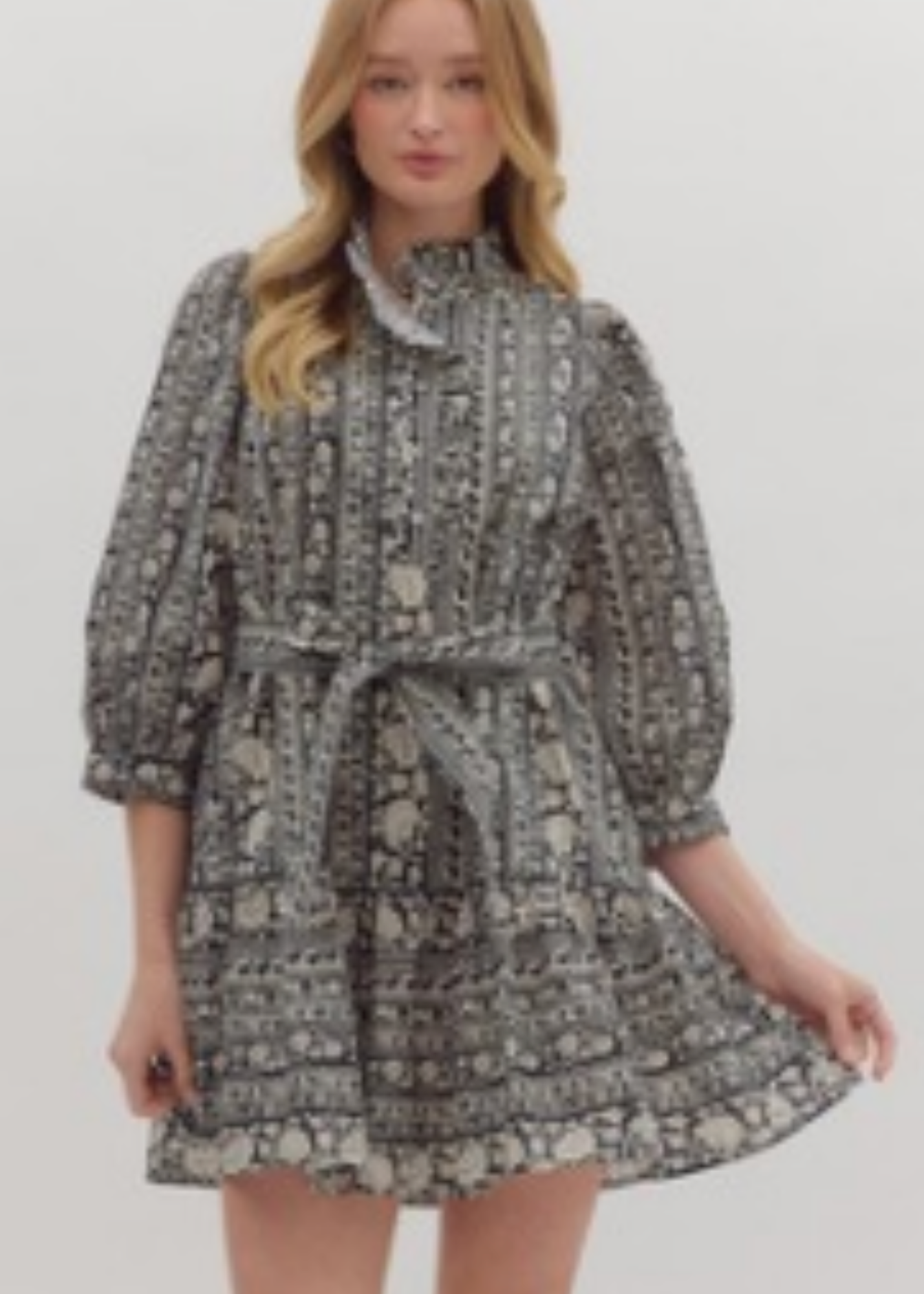 Bianca Printed Mini Dress