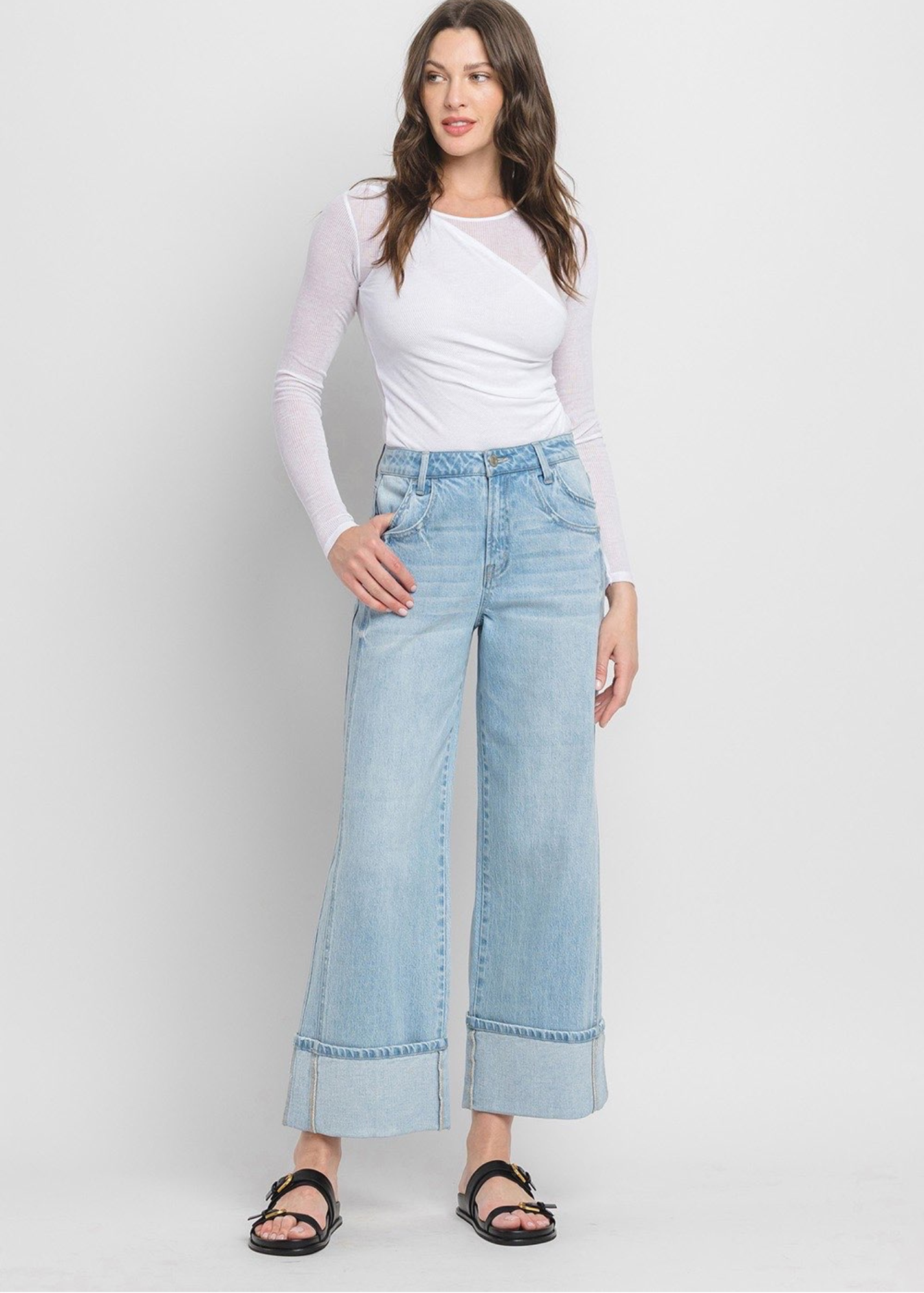 Elle Cuffed Jeans