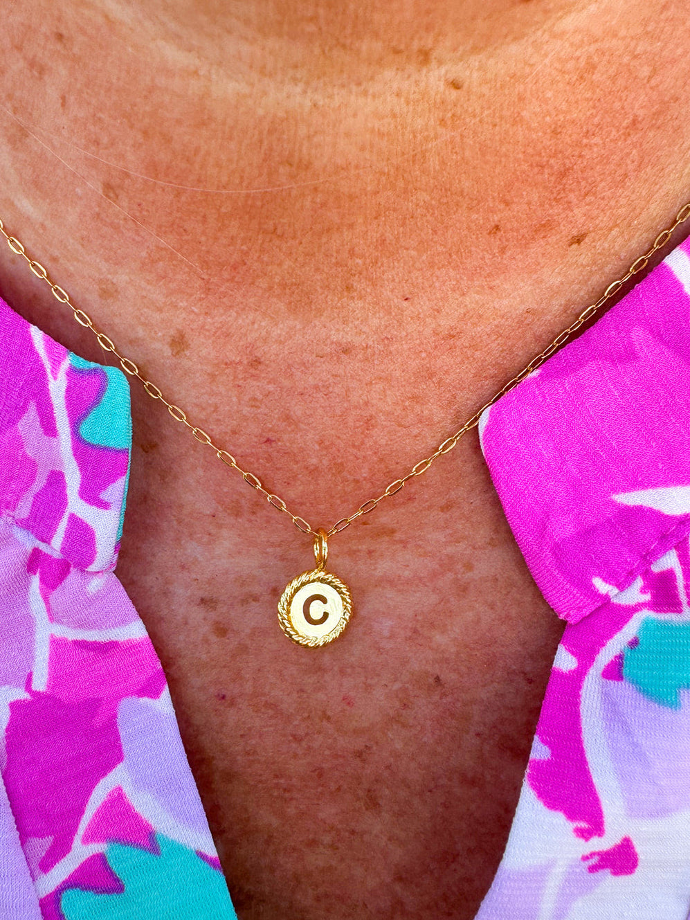 Brenda Grands Sealed With Love Initial Necklace (A-Z)
