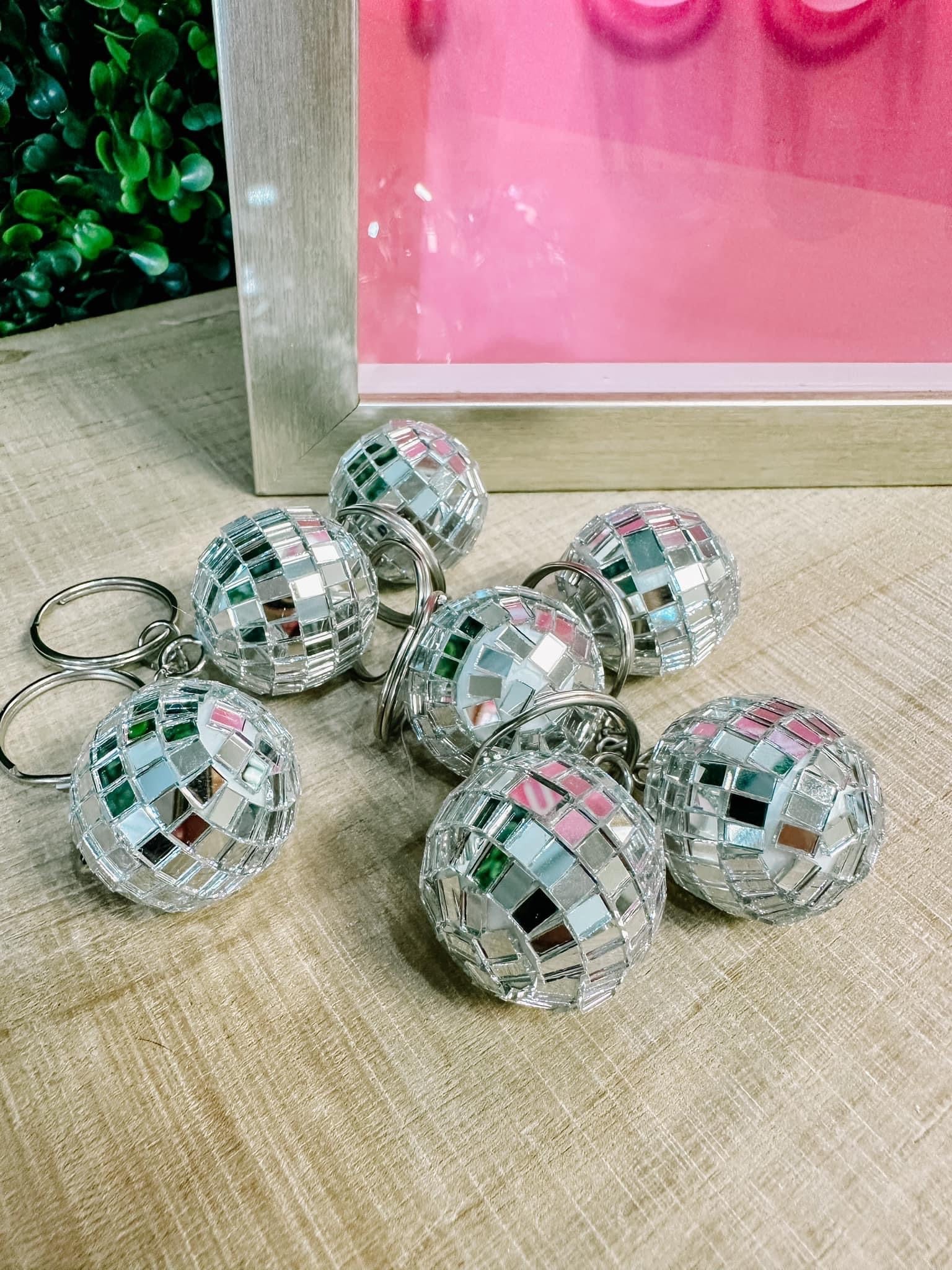 {FINAL SALE} Mini Disco Ball Keychains
