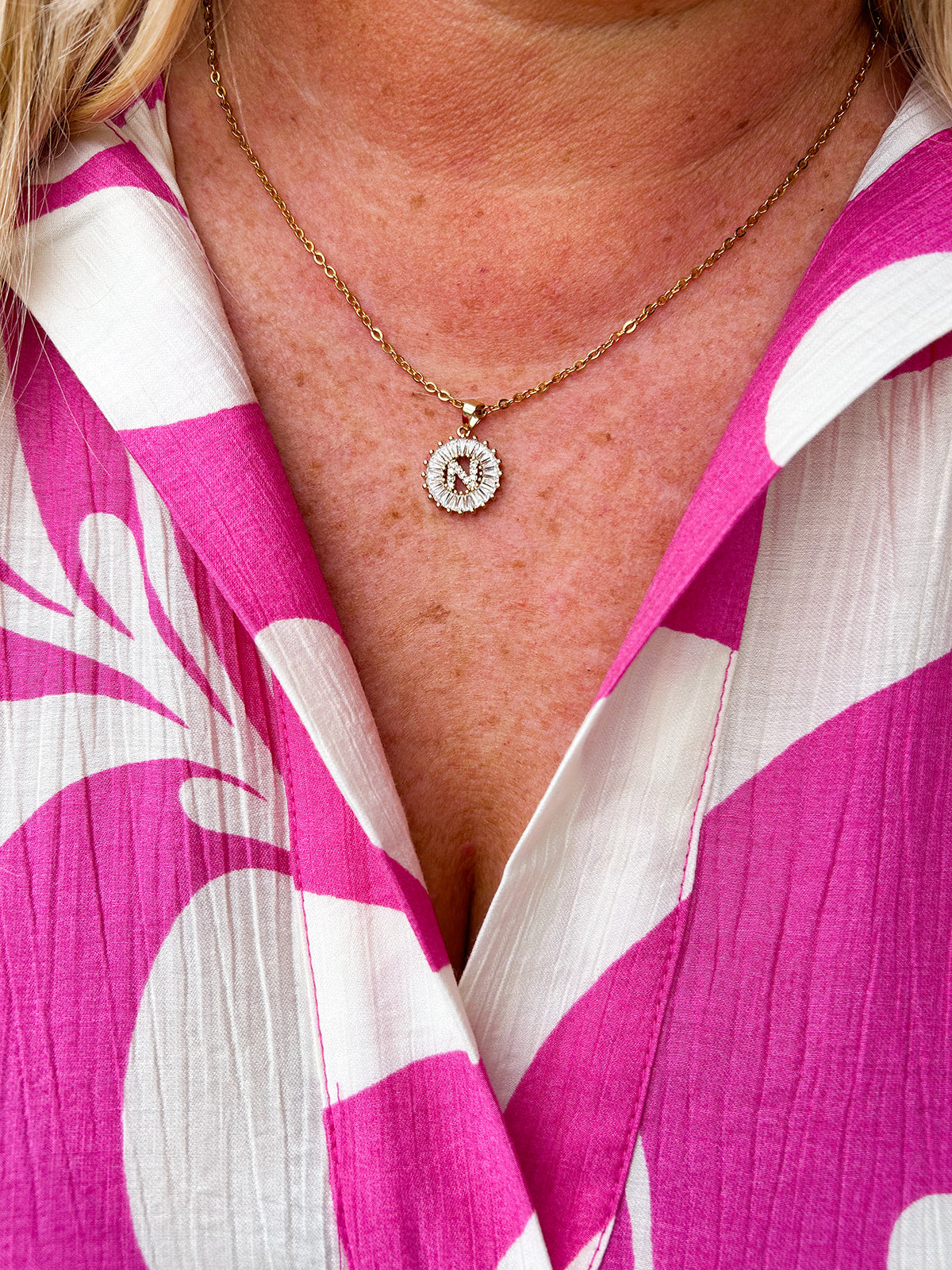 Hayden Initial Pendant Necklace